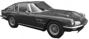 Joint de lunette arrière. Maserati Mistral coupé