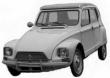 Joint complet de hayon 1er montage Citroën Dyane