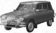 Lécheurs des deux vitres avant Citroën Ami 8